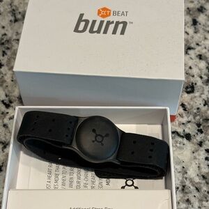 Orange theory heart rate monitor.